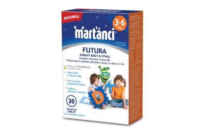 WALMARK Marťánci Futura 3+ - Мультикомплекс для детей 3-6 лет, 30 таблеток